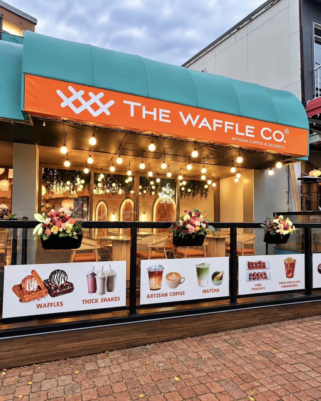 The Waffle Co. dessert café in White Rock: storefront